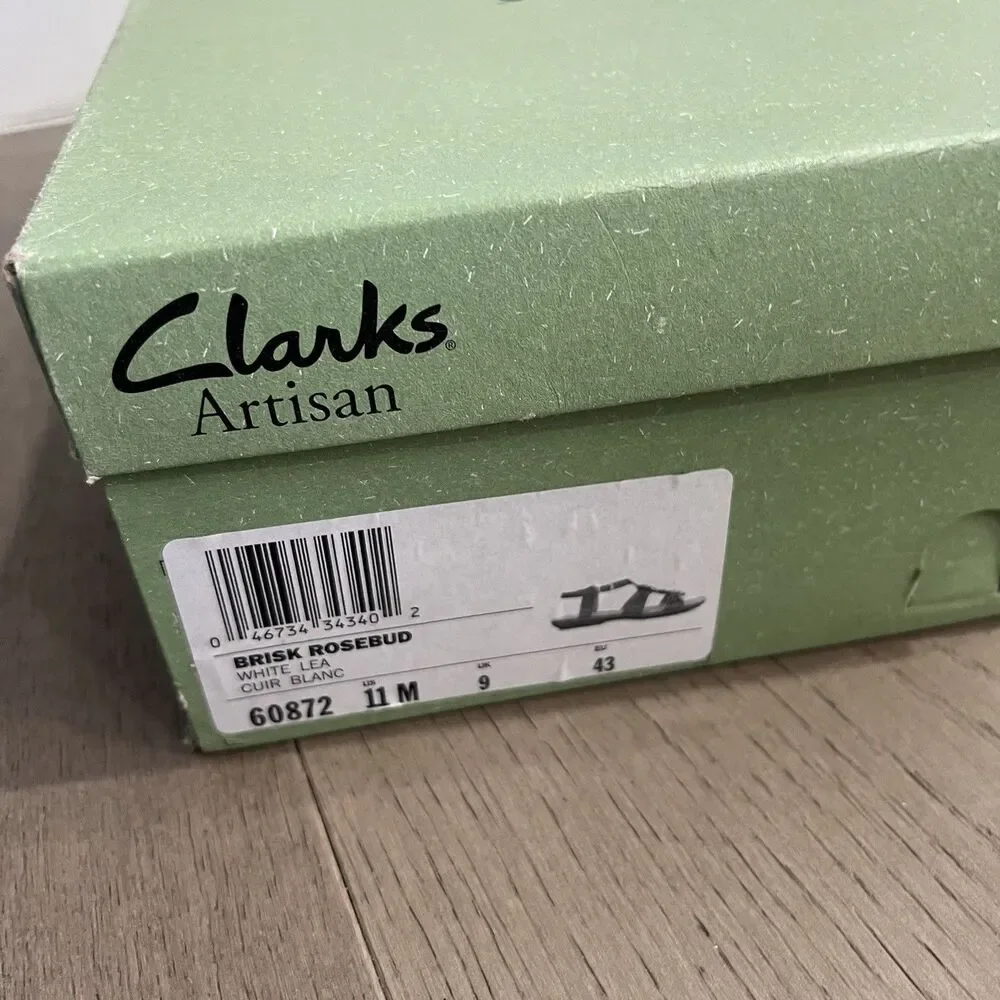 Clarks Artisan Sandals Brisk Rosebud  Women’s Size 11 NEW in Box